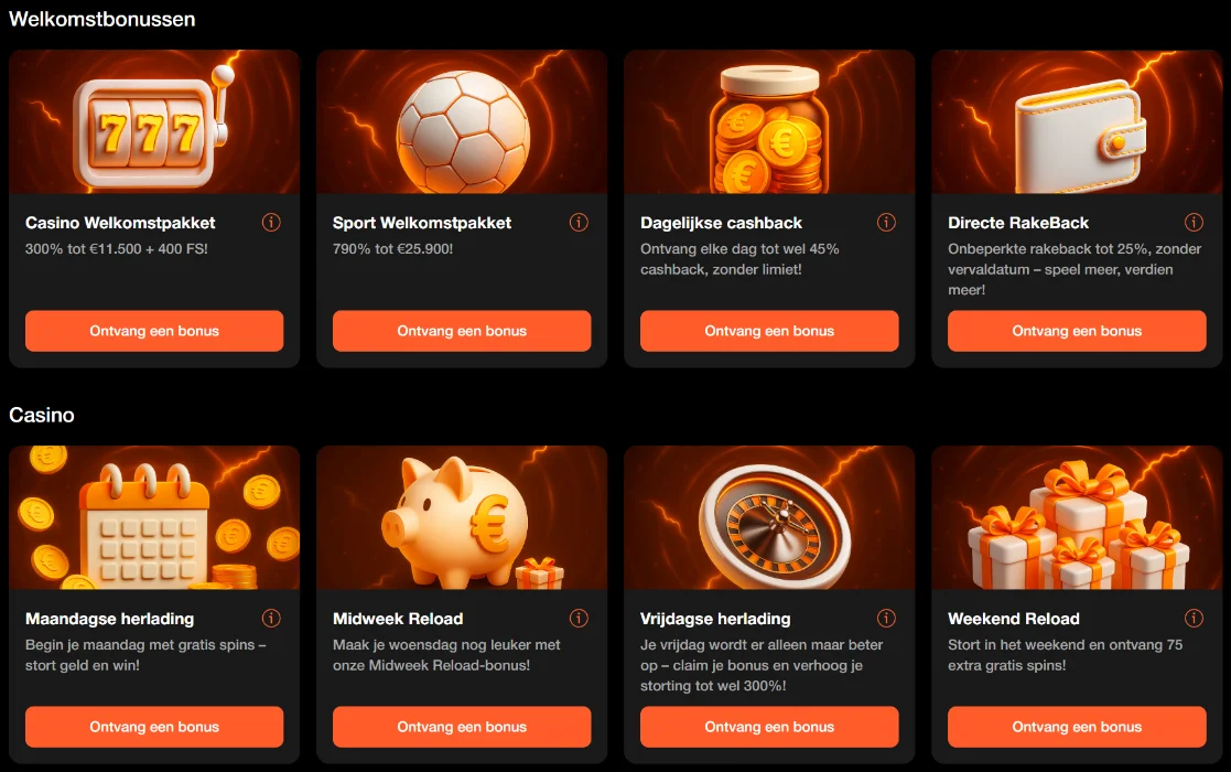 Betoranje Casino Promoties en Sportbonussen Betoranje Casino Promoties en Sportbonussen
